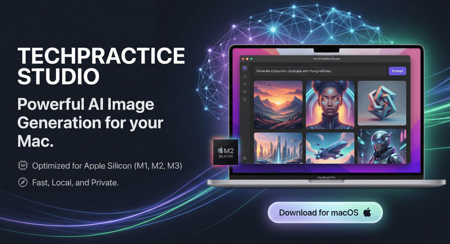 Tech Practice Studio App Interface